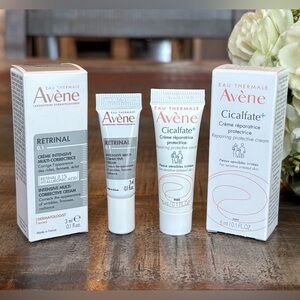 NEW Avene RETRINAL Multi-CORRECTIVE & CICALFATE+ REPAIRING PROTECT Cream Minis!